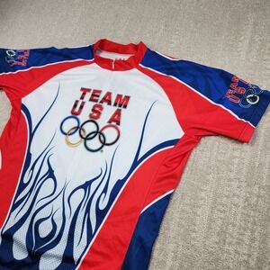 Primal Cycling Jersey Men XL Team USA Olympics Bike Full Zip